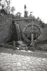 Ancient water wheel