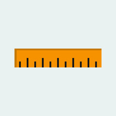 Ruler vector for website symbol icon presentation