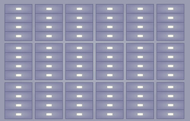 Office shelves archive. vector illustration