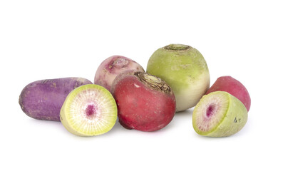 Radis d'hiver aux différents coloris