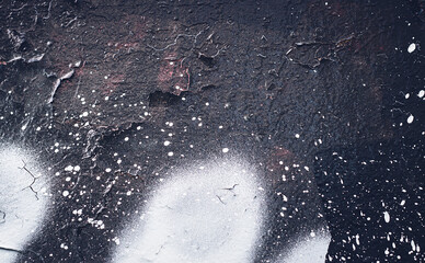 Rock texture. Black texture. Silver Wall. Rock background. Dark marble. Stone background. Rock pile. Paint spots. Rock surface with cracks. Grunge Rough structure. Abstract texture.