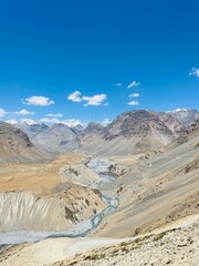 snow covered mountains