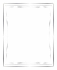 Vector of Christmas Simple Silver Border