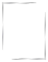 Vector of Christmas Simple Silver Border 