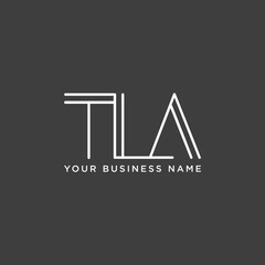  TLA monogram logo design for your best business symbol