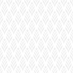 Seamless pattern with abstract flowers and white background