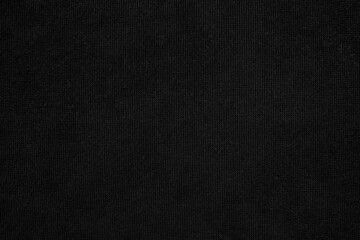 Black fabric texture as background