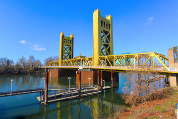 Tower Bridge in Sacramento, CA