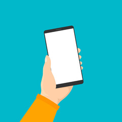 Phone chat messages. Sms notification on mobile phone. Speech bubbles on cellphone screen. People smartphone chatting. Hands with cellphone. Chat message bubbles. image jpg with dotwork effect.
