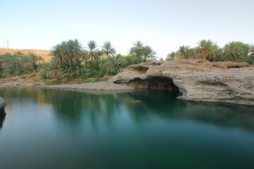 the place is beautiful , with mountains, rocks , small fish