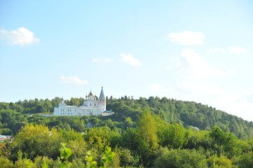 Naklejka premium church in the mountains