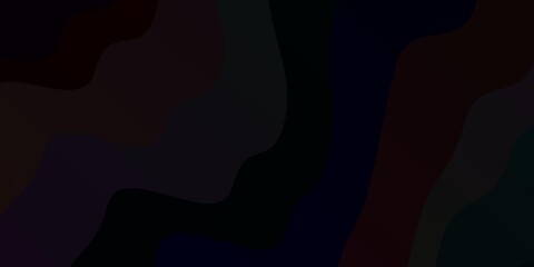 Dark Red vector backdrop with circular arc.