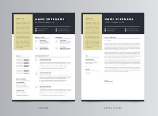 Creative Resume/CV and Cover Letter Template