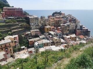 Manarola, Cinque Terre National Park, Liguria, Italy
Town of Manarola, Liguria, Italy.View of the colorful houses along the coastline of Cinque Terre area. Liguria, Italy.