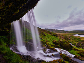 Cascada Sheep's Waterfall Islandia Norte
