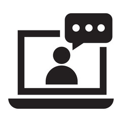 Training icon. Simple element illustration. Online Training symbol design from eLearning collection. Can be used in web and mobile icon.