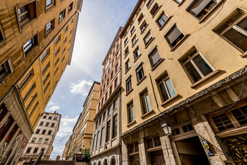 Dans les rues de la Croix Rousse &agrave; Lyon
