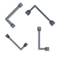 Socket wrench. Tool for car repair. Unscrewing parts.