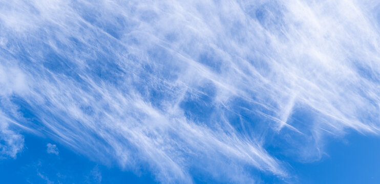 Soft white clound and blue sky, cloudscape
