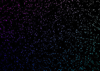 multitasking background, black background and amazing amount of colored dots like stars in the sky © TK_Office