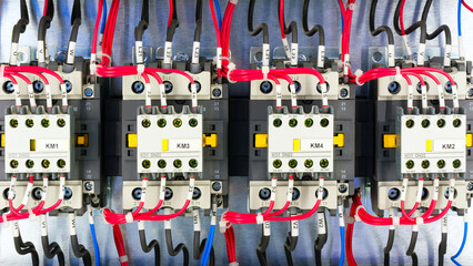 new automated system of electric power supply and distribution. Electric boxes with high-voltage equipment. The scheme for supplying electric power through the main and reserve channels