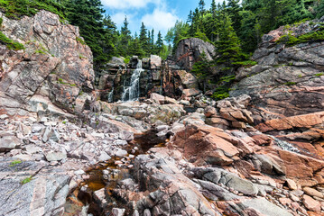 Black Brook Waterfall, Cape Breton, Nova Scotia.