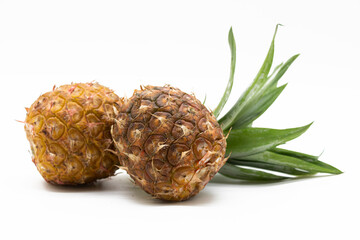 pineapple isolated on white background.