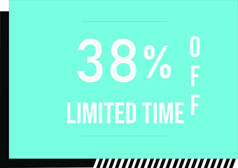 38 percent off with vector off square format