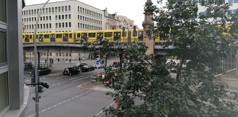 Ubahn in Berlin Germany Bulowstrasse