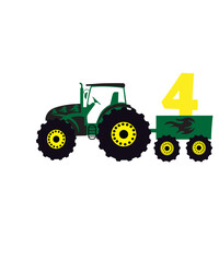 Tractor birthday boy svg, birthday boy girl svg png, tractor svg, farm tractor svg, farm svg, farmer SVG, farm life svg, farm tractors svg
