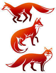 Stylized Animals - Red Fox

