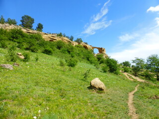 Koltso Mountain in the city of Kislovodsk