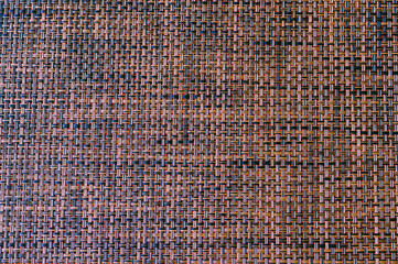 Wicker matte background for graphic design. Close-up detail of fabric texture background.