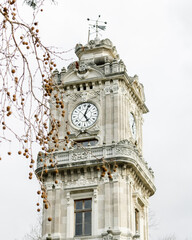 Clock tower of Dolmabahce palace