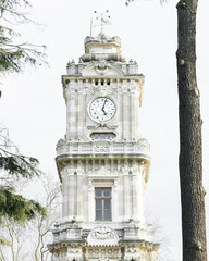 Clock tower of Dolmabahce palace