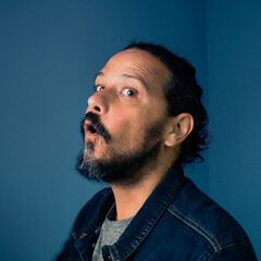 Obraz premium man 40 smiling