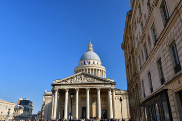 Paris, France. "Panthéon" in the 5th arrondissement. March 6, 2022.