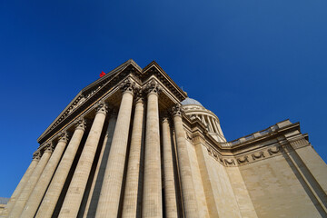 Paris, France. "Panthéon" in the 5th arrondissement. March 6, 2022.