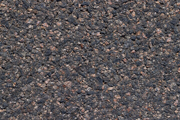 structure of a highway made of crushed stone and other building materials