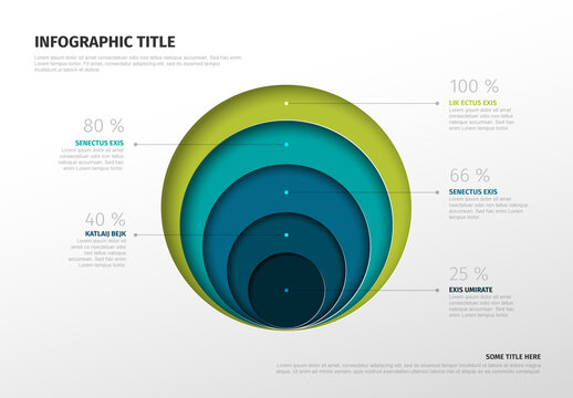 Infographic Template with Percentages