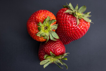 strawberries close up