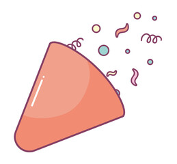 birthday confetti design