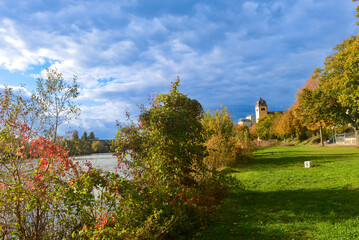 Mainufer in Hanau-Grossauheim	