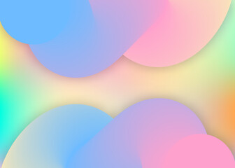 Fluid background with liquid dynamic elements and shapes.