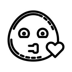 Obraz premium emoticon face