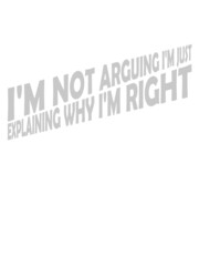 I'm not arguing Spruch 