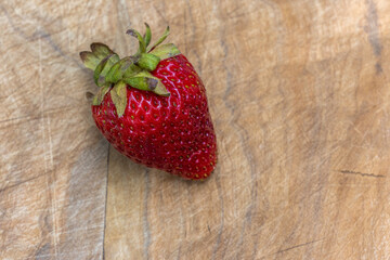 Fresh organic strawberry