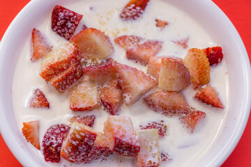 Strawberries and cream