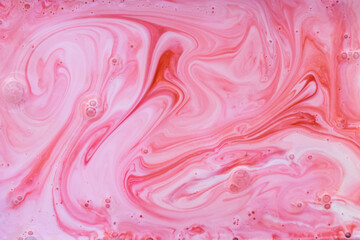Strawberry and cream swirl