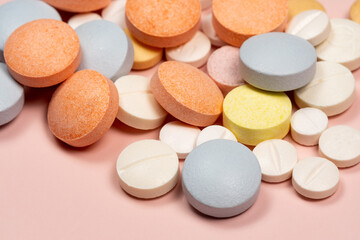 variation of coated tablets for treatment of diseases